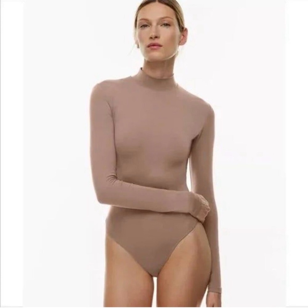 Babaton Contour Mockneck Longsleeve Bodysuit Modern taupe? xs